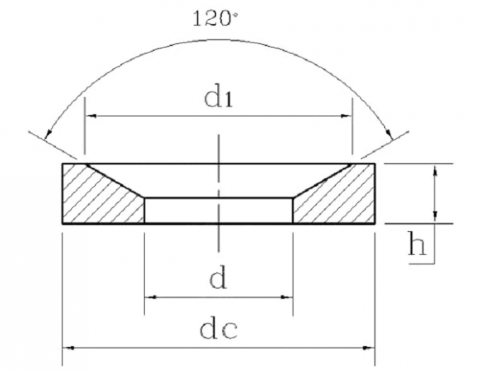 M6 M48 Galvanized Steel Spherical Washer , Conical Seat Washer DIN 6319