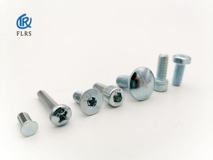 Steel Mechanical Fixings and Fasteners Machine Screws with Different