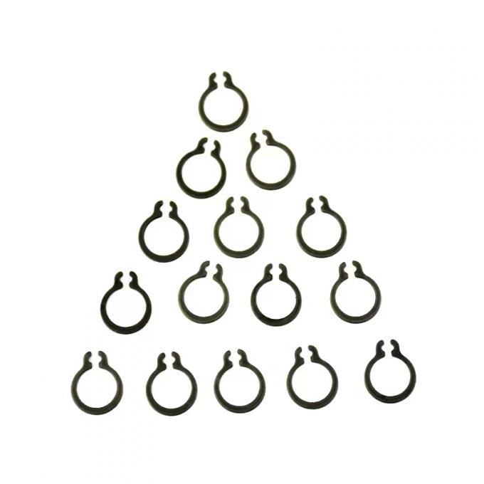 Half Hole Type Steel Circlips Washer / DIN 471 Retaining Ring For Shaft