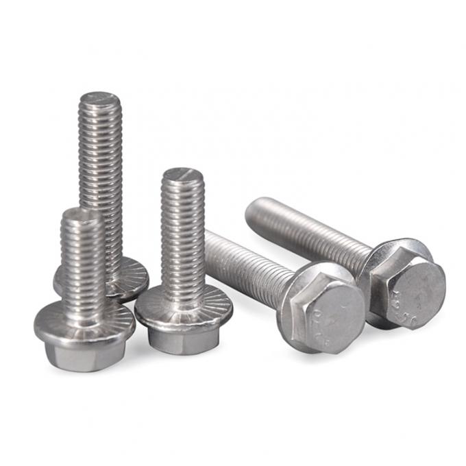 Albany County Fasteners 5/16-18 X 1 Stainless Steel Hex Cap Serrated Flange Bolt - Qty 25