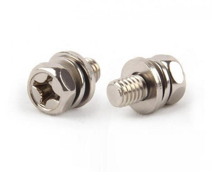 NBKIT M4 Cross Recessed Pan Head Screw Assemblies With Spring & Plain Washers (Lot)