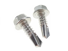 SS hex flange head self drilling screws