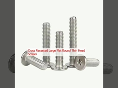 Cross Recessed Large Flat Round Thin Head Screws