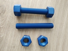 XYLAN 1070 COATED BLUE COLOR STUD BOLT AND N UTS