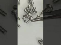 M2.5-0.45×6 Mini Round Head Cross Screw Detail Showcase
