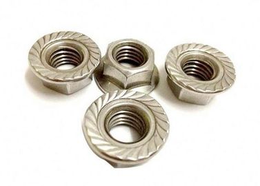 6 Grade Hexagon Lock Nut With Flange And Fine Pitch Thread DIN ISO Standard
