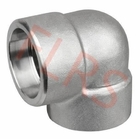 Forged Stainless Steel Socket Welding Fittings 90 Degree Elbow ASME B16.11 Class 6000