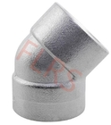 Socket Weld 45 Degree Elbow Forged Pipeline Fitting Stainless Steel A182 F304 F316