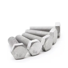 Carbon steel Full Threaded Flat Head Hex Bolt For Outdoor Work Steel Parts