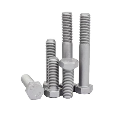 Grade 8.8 Hex Cap Bolt High Temperature Resistance For Vehicle Wheel Wind Power