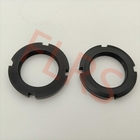 Automotive Customized Rolling Bearing Round Lock Nut EN AW-7075 Anodized Black