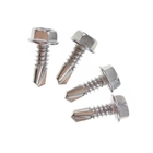 Thread Washer Head Self Drilling Screw Stailess Steel External Hex Drive