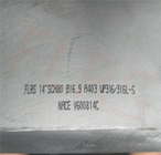NACE MR0175 Butt-weld Semi-ellipsoidal End Cap Dual Certified Stainless Steel  ASTM A403 WP316/316L For Steel Tanks