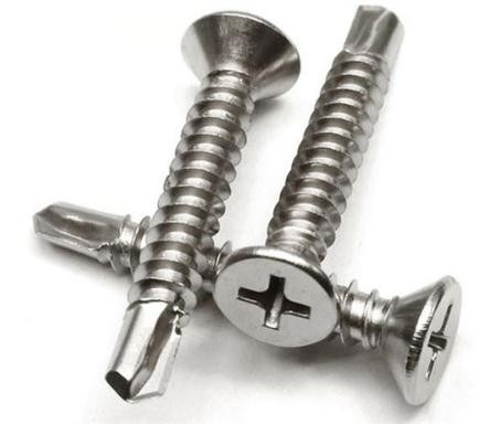 Buy Cross Socket Countersunk Head Self Drilling Screws For Sheet Metal 1022 Steel online manufacture