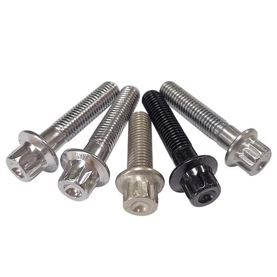 Ferry Cap Head Screws /Ferry Bolts i.e Chrome Flange Head 12-Point Cap Screws