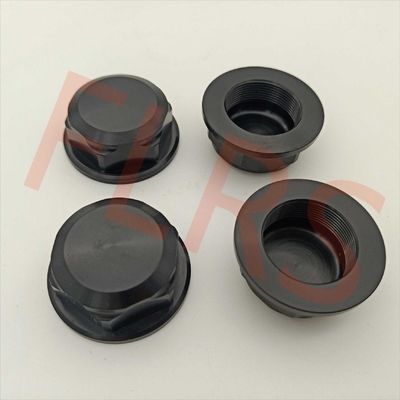 Buy Automotive Customized Cap Nut With Flange EN AW-7075 Anodized Black For Motorcycle Or Car online manufacture