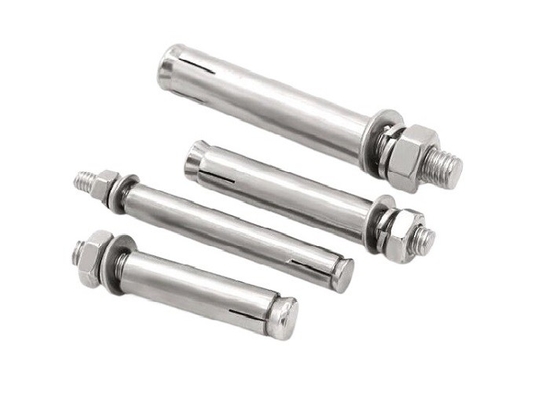 Buy Stainless Steel Threaded Rod External Hex Nut Washer Heavy Screw Fixing Concrete Wedge Sleeve Expansion Anchor Bolt online manufacture