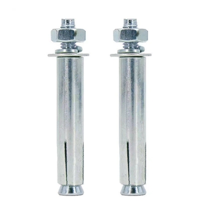 Buy Wedge Sleeve Type Expansion Anchor Screws / Galvanized Threaded Rod External Hex Nut Washer online manufacture