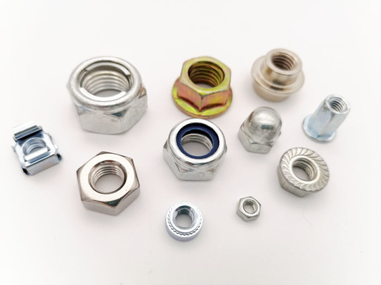 Buy All Kinds of Metal Steel Hex/Round Nuts (Heavy/Thin) with or without Insert to be Customized or Standard online manufacture