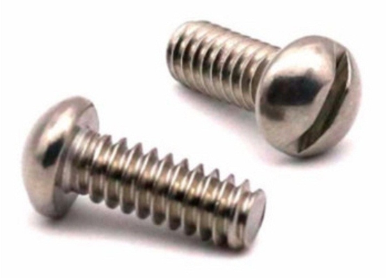 Buy ASME/ANSI B 18.6.3/QJ2837 Slotted Round Head Bolt / Mechine Screw with Full Thread Coverage online manufacture