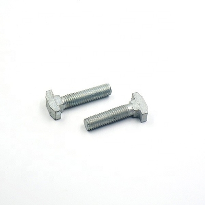 Buy Forged Flat Square Hammer Head T Bolts with Hot Dipped Galvanized Coating online manufacture