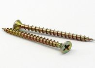 Color - Zinc Self Tapping Metal Screws M4 M5 M6 With Slotted Countersunk Head
