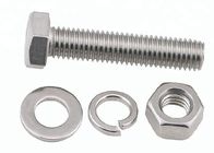 Stainless Steel / Carbon Steel Bolt And Nut Assembly 8.8 10.9 Grade M16 M24 M28 M30