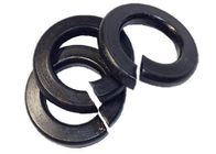 Black Finish Regular Standard Split Lock Washer / Customization Support Spring Lock Washer