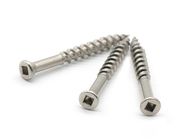 Flat Head Metal Self Tapping Screws Non Standard With Square Driver Countersunk