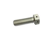 SS304 SS316 Passivated Hex Head Bolts Fully Threaded With Wire Holes