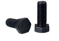 Black Plating Carbon Steel Hex Head Bolt Full / Partial Thread Type Optional
