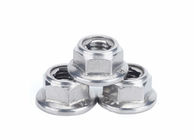 8 10 Grade Metal Hexagon Lock Nut Prevailing Torque Type With Flange
