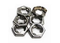 SS304 SS316 / Carbon Steel Self Lock Counter Nuts DIN7967 For Compressor