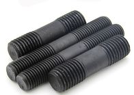 Industrial Carbon Steel Double Ended Bolts M4 - M48 With Nuts Black Color