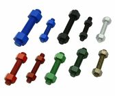 Colorful PTFE Coated Double Ended Bolt Full Thread Standard / Non Standard