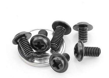 Steel Cross Recessed Phillips Pan Head Machine Screw With Collar