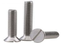Zinc Plated Stainless Steel Slotted Countersunk Head Screw ANSI / ASME Standard
