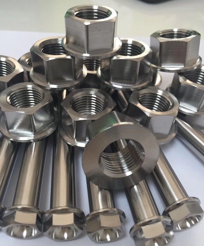 Titanium Alloy TC4 Mechanical Fasteners Bolts Nuts Screws Corrosion Heat Resistance
