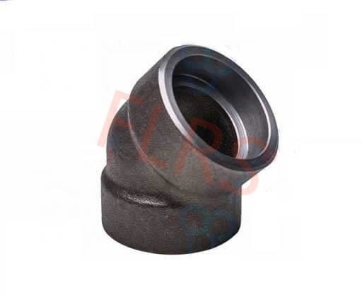 ASTM A105 Hot Dip Galvanised Forged Pipeline Fitting Socket Weld Elbow Carbon Steel