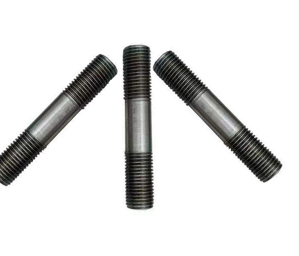 Carbon Steel Double Ended Stud Bolts Rough Pole Clamping Type Coarse Teeth