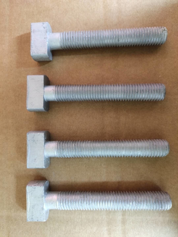 Customized T Head Bolt Material Grade 4.8 Hot Dipped Galvanized