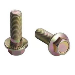 Customizable Hex Head Flange Bolt For Automobile / Energy Industry