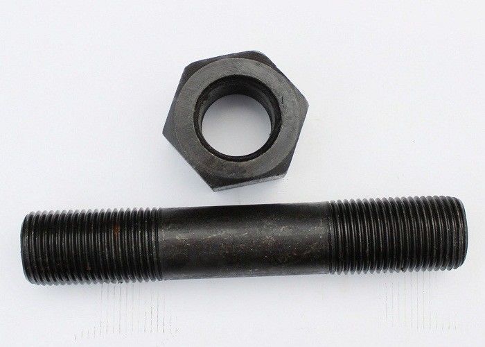 4.8 / 6.8 / 8.8 Grade Double Ended Bolt Carbon Steel Material For Thermal Power Plant