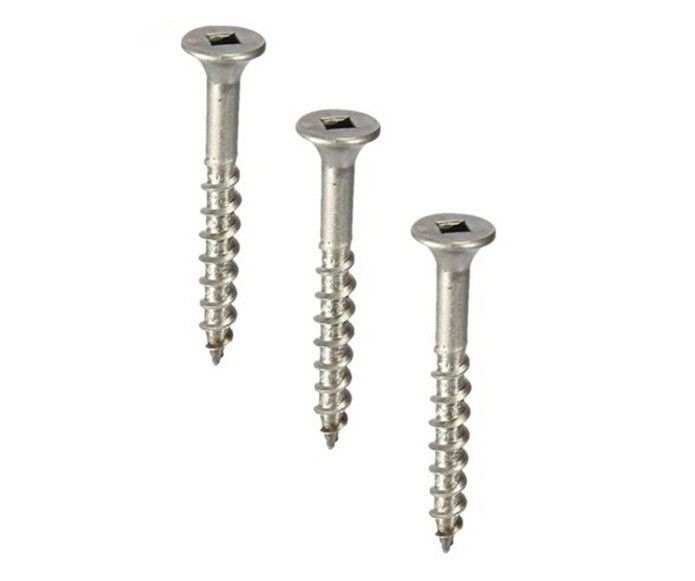 Flat Head Metal Self Tapping Screws Non Standard With Square Driver Countersunk