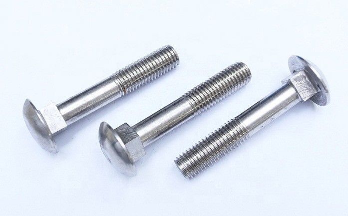 Carbon Steel / Stainless Steel Round Head Carriage Bolt M4 - M52 With Square Neck