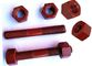 High Temperature Resistant PTFE Double End Threaded Stud Bolts With Nuts
