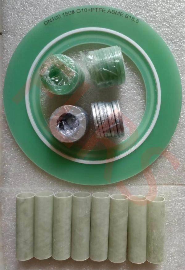 TYPE F Flange Insulation Kit Included G10 with PTFE Gasket For Raised