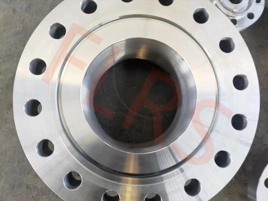 High Pressure SA350 LF6 Low Alloy Steel Welding Neck Flange Notch RTJ Face
