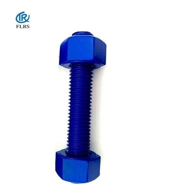 PFTE Coating Double Ended Bolt / A193B7 /A1942H XYLAN Stud Bolts