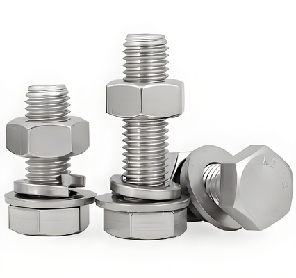 Fine Thread Full Threaded Bolt with Hex. Nut for Precise and Secure Fastening Needs in Heavy Duty Applications